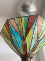 Artisan Stained Glass Floor Lamp
