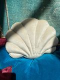 Soft Velour Seashell Throw Pillow